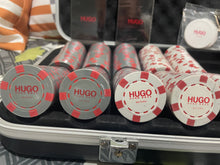 Load image into Gallery viewer, ♠️Rare! HUGO BOSS 500 Piece POKER CHIP SET!