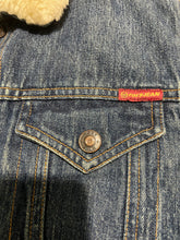 Load image into Gallery viewer, 💙ROXY Sherpa Lined Jean Jacket! *YOUTH SIZE LARGE*