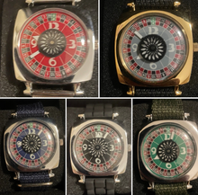 Load image into Gallery viewer, 😵💫1x Roulette Dial MANUAL WINDING AUTOMATIC WATCH!
