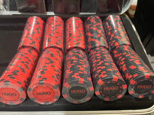 Load image into Gallery viewer, ♠️Rare! HUGO BOSS 500 Piece POKER CHIP SET!