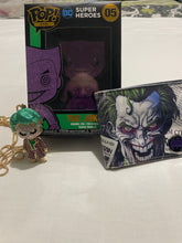 Load image into Gallery viewer, 🦇 BATMAN - JOKER COLLECTION! Funko Pop Enamel Pin, Wallet & Necklace!
