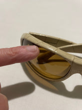 Load image into Gallery viewer, šANON Rufus CROCODILE POLARIZED SUNGLASSES! Unisex Rare Vintage Shades w/ Case!