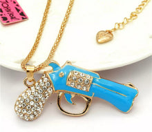 Load image into Gallery viewer, 🩵Revolver Gun Necklace