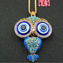 Load image into Gallery viewer, 🦉Owl / Evil Eye Protection Necklace