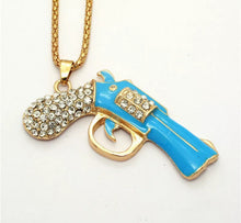 Load image into Gallery viewer, 🩵Revolver Gun Necklace