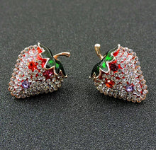 Load image into Gallery viewer, 🍓3x BETSEY JOHNSON STRAWBERRY EARRINGS! by: Betsey Johnson