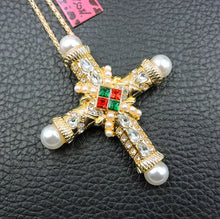 Load image into Gallery viewer, 😇Cross Necklace with Pearls