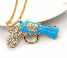 Load image into Gallery viewer, 🩵Revolver Gun Necklace