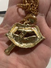 Load image into Gallery viewer, 👄Lips &amp; Cigarette Smoking Necklace
