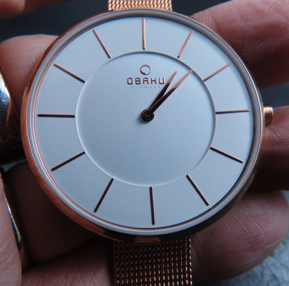 🇩🇰OBAKU DENMARK WATCH! 38mm Quartz