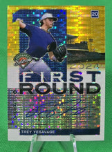 Load image into Gallery viewer, ⚾️ TREY YESAVAGE SIGNED #4/10 *GOLD PULSAR* 2024 PANINI  Prospect Edition 1st Round
