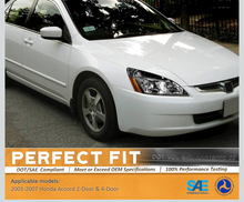 Load image into Gallery viewer, 🖤 New! 2003-2007 Honda Accord 2 or 4 Door BLACK HOUSING HEADLIGHTS HEADLAMPS!
