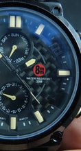 Load image into Gallery viewer, 🚘 8MM CARBON FIBER DIAL WATCH! Multi-Function Quartz
