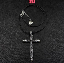 Load image into Gallery viewer, 🖤 Tribal Style Cross Necklace
