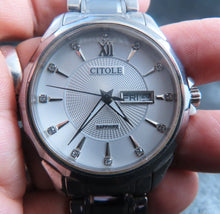 Load image into Gallery viewer, 🩶CITOLE 40mm Quartz Watch *Tungsten &amp; Steel w/ Sapphire Crystal!

