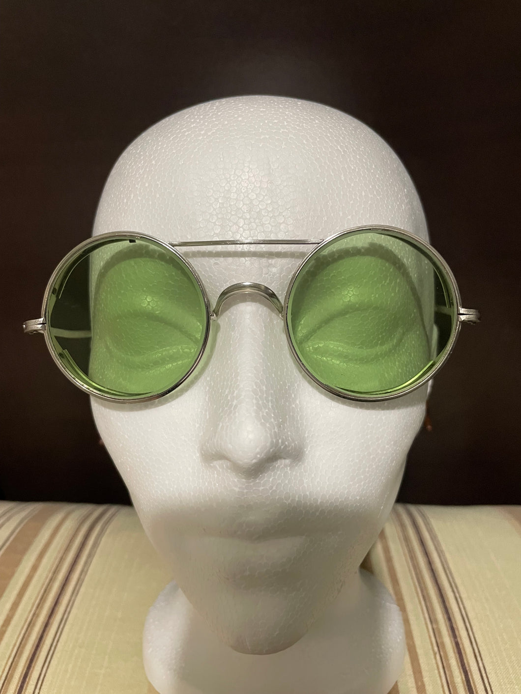 💚AO AMERICAN OPTICAL SUNGLASSES #AOZ87 *Unisex Green Glass Frames*