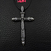 Load image into Gallery viewer, 🖤 Tribal Style Cross Necklace
