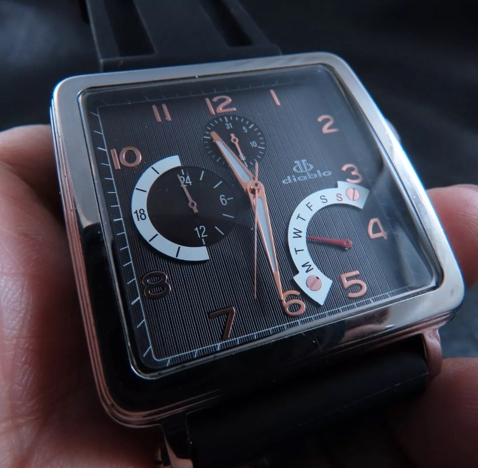 🖤DIABLO 40mm WATCH! Day & Date