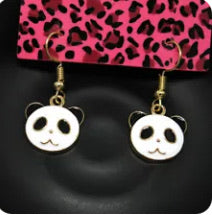 🐼Panda Bear Earrings by: Betsey Johnson