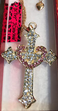 Load image into Gallery viewer, ❤️Heart Cross Necklace
