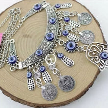 Load image into Gallery viewer, 🧿Hamsa/Evil Eye Protection Necklace
