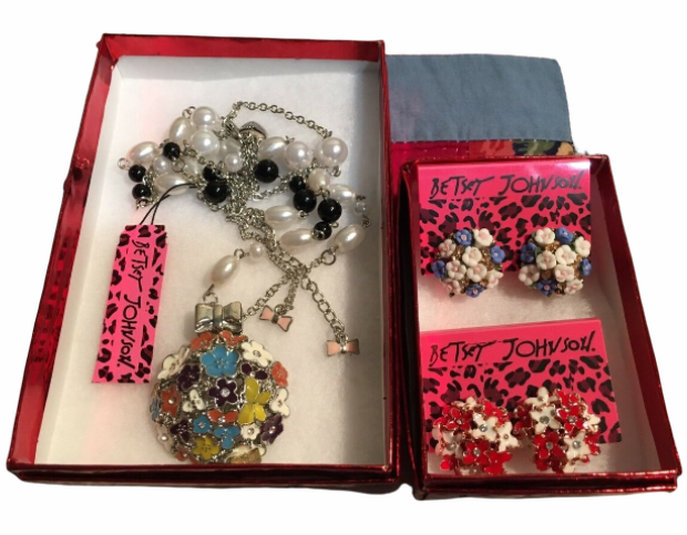 🌺Flower Earrings & Necklace Set