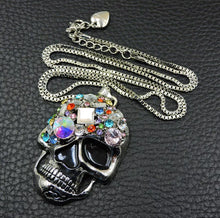 Load image into Gallery viewer, 💀Skull Necklace by: Betsey Johnson

