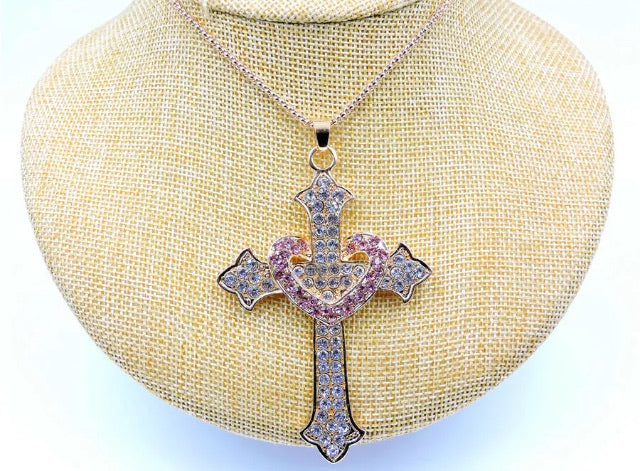 ❤️Heart Cross Necklace