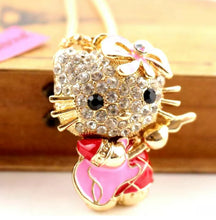 Load image into Gallery viewer, 🐱Hello Kitty Guitar Necklace

