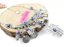 Load image into Gallery viewer, 🧿Hamsa/Evil Eye Protection Necklace

